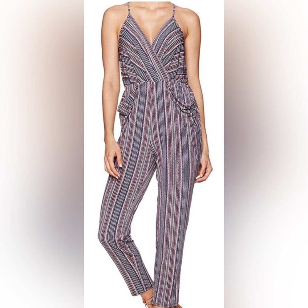 BCBGeneration "Mujer Drape" Multi Stripe Stripe J… - image 1